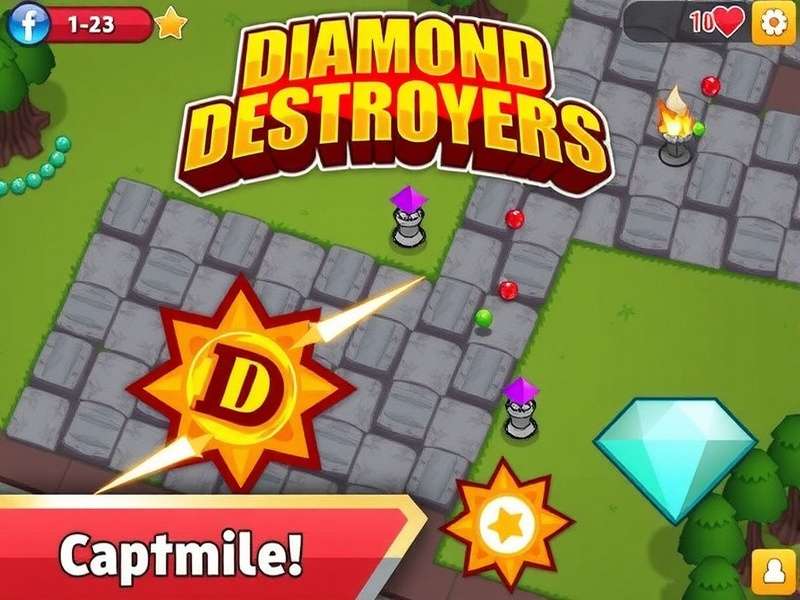 Diamond Destroyers Game Screenshot